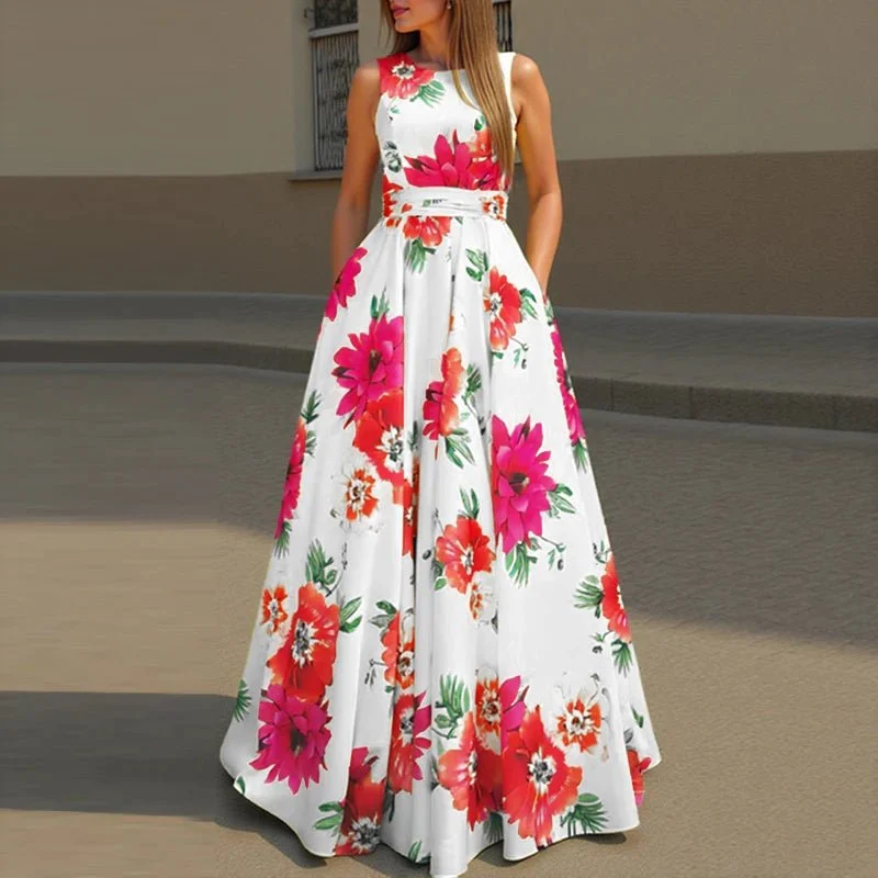Boho-Maxikleid mit Blumenmuster – Verleihen Sie Ihrem Sommer-Look mit ZANZEA das gewisse Etwas