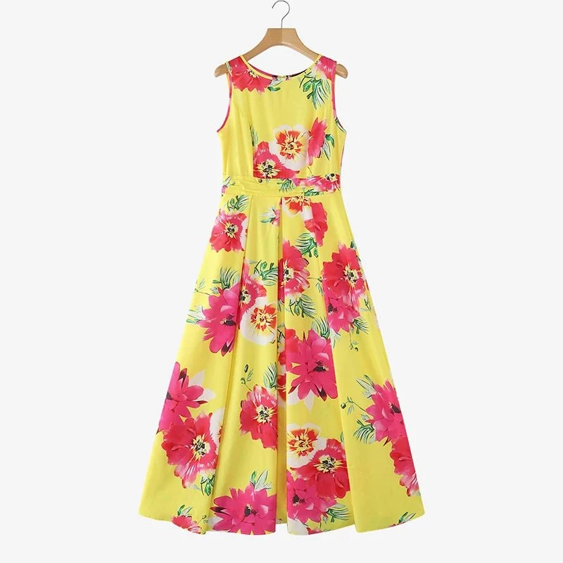 Boho-Maxikleid mit Blumenmuster – Verleihen Sie Ihrem Sommer-Look mit ZANZEA das gewisse Etwas