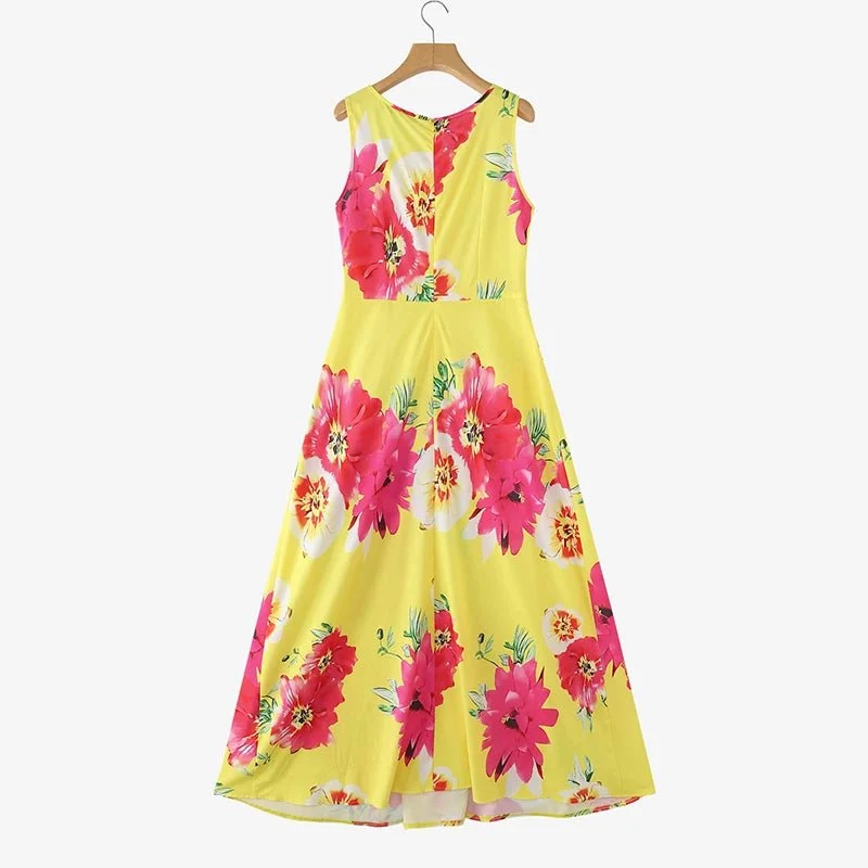 Boho-Maxikleid mit Blumenmuster – Verleihen Sie Ihrem Sommer-Look mit ZANZEA das gewisse Etwas