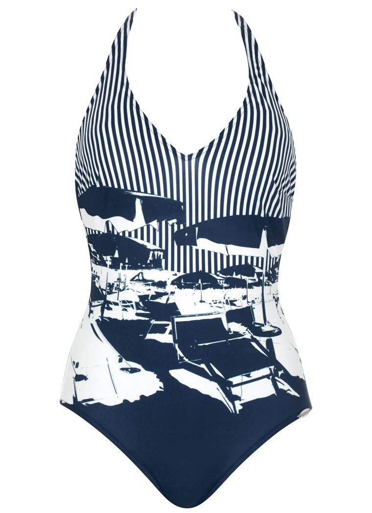 Coastal Sketch Swimsuit