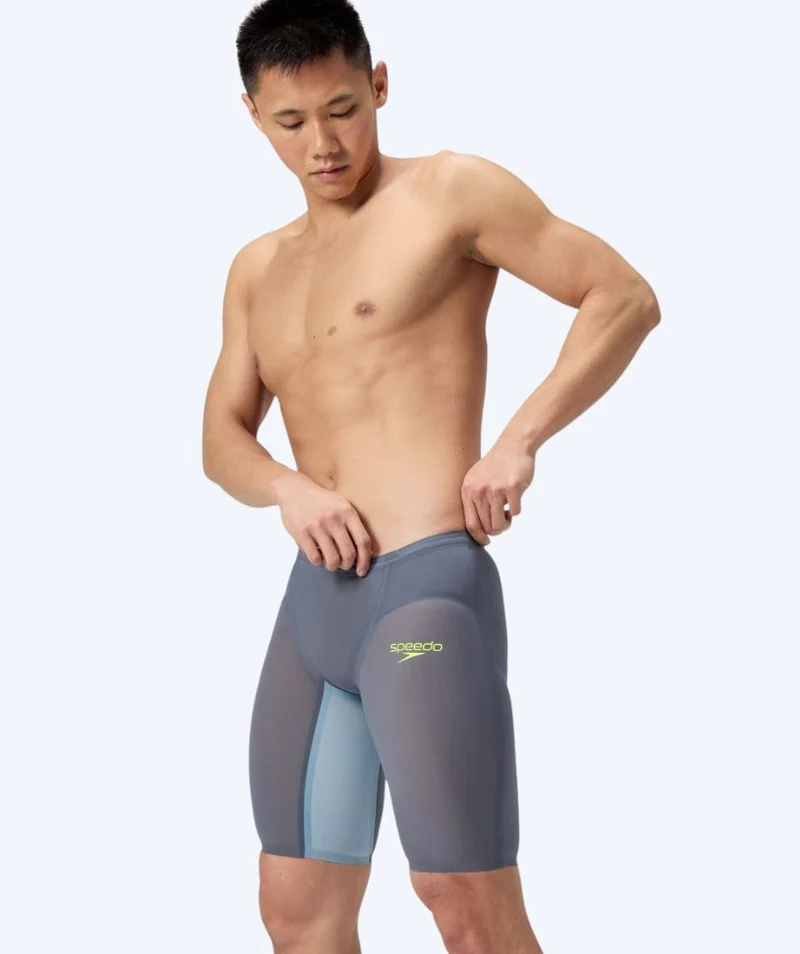Speedo Wettkampf Badehose für Herren - LZR Pure Valor 2.0 - Grau/Gelb
