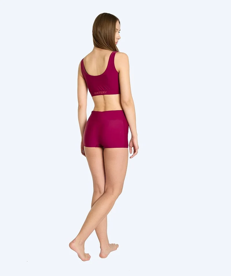 Watery Bikini Oberteil für Damen - Remington - Dunkelrot