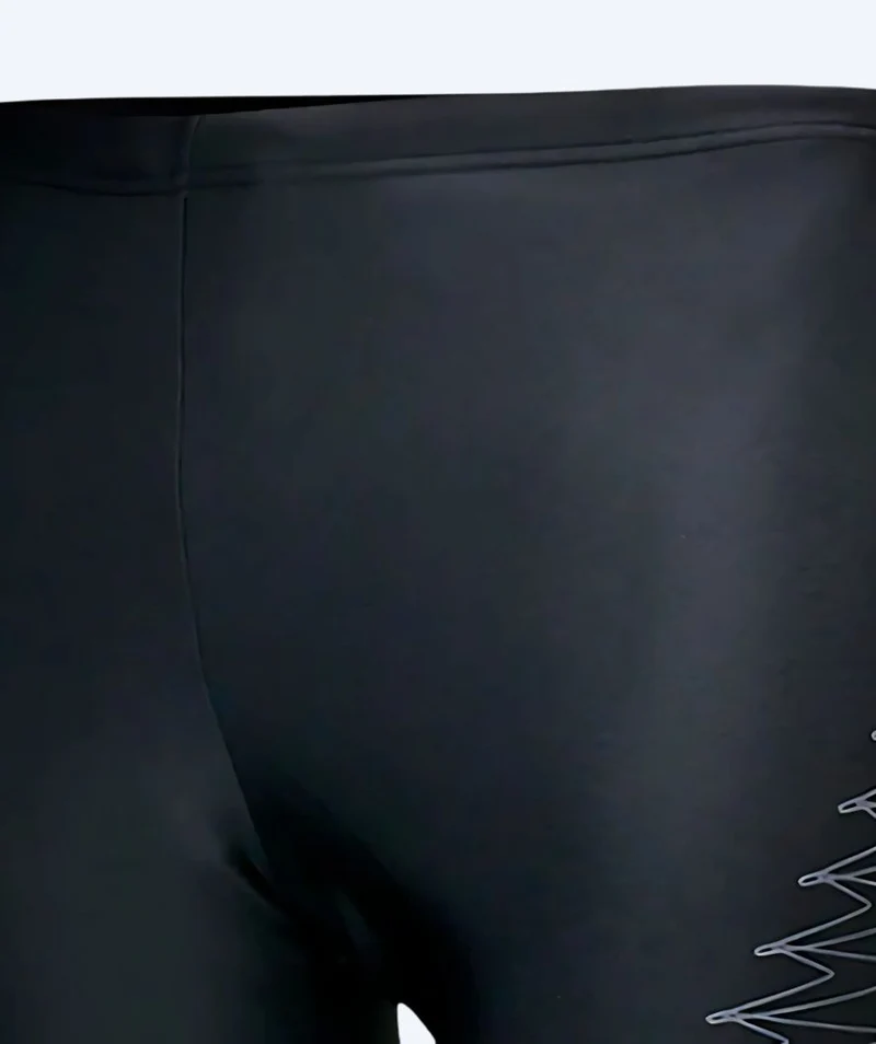 Speedo lange Badehose für Herren - Medley Logo - Schwarz/Grau