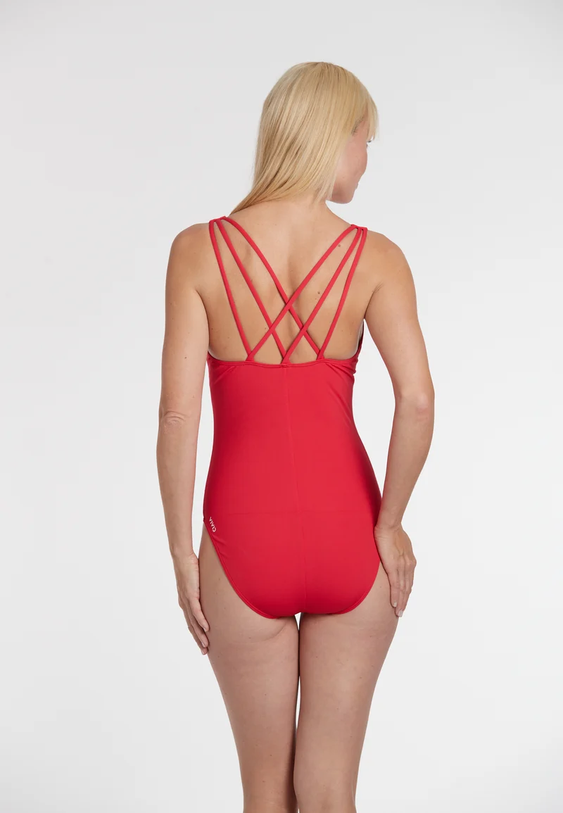 Solid Rib Triple Swimsuit