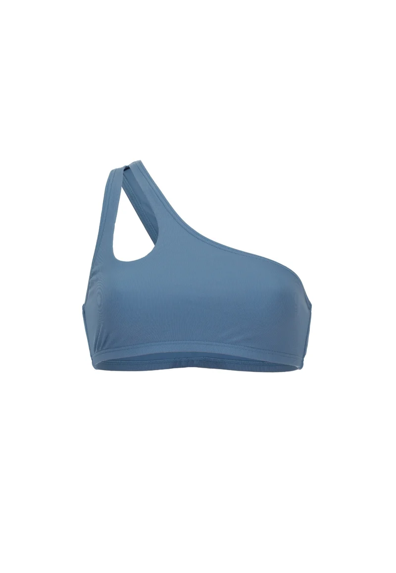 Pure Rib One-Shoulder Top