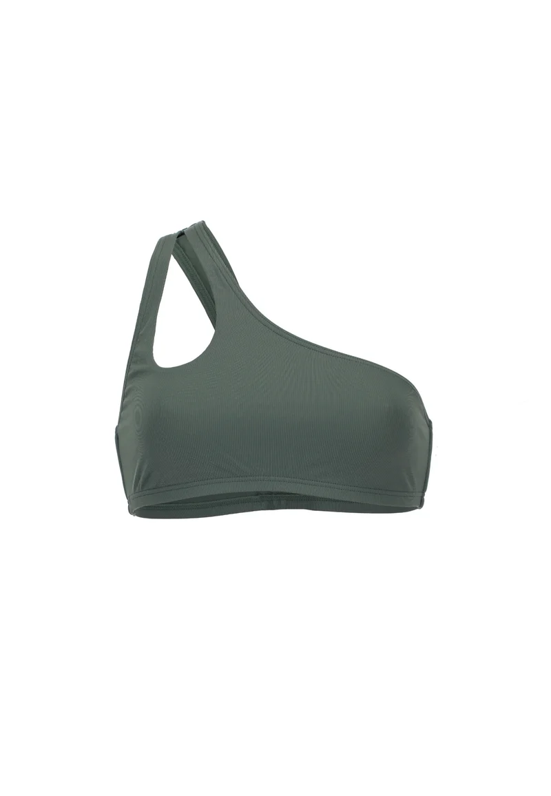 Pure Rib One-Shoulder Top