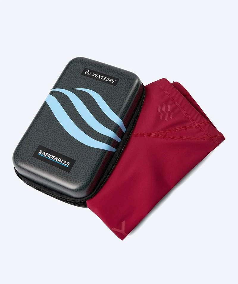 Watery Wettkampf Badehose für Herren - Rapidskin 2.0 - Rot