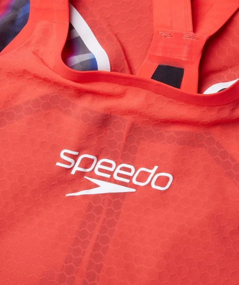 Speedo Wettkampf Badeanzug für Damen - LZR Pure Intent 2.0 - Rot/Lila
