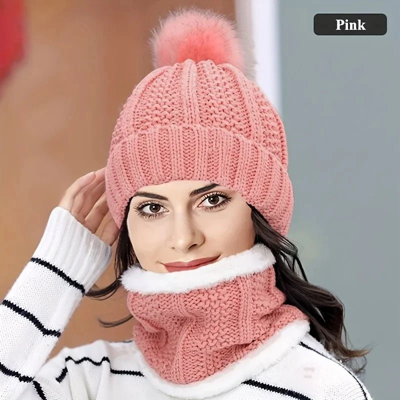 Bleiben Sie gemütlich und stilvoll mit unserem Set aus warmen Winterstrickmützen.