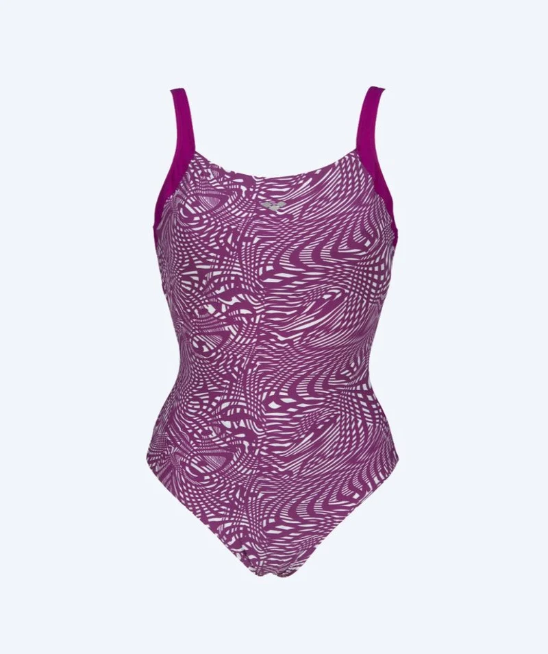 Arena Badeanzug für Damen - Clara - Lila/Weiß