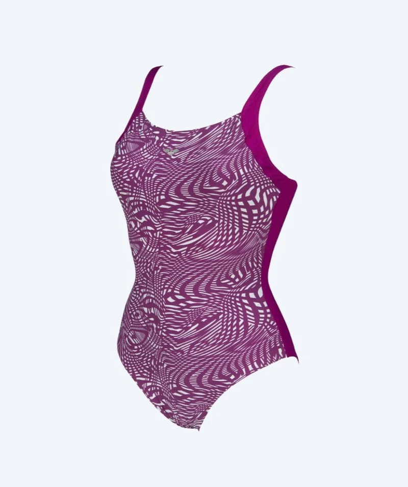 Arena Badeanzug für Damen - Clara - Lila/Weiß