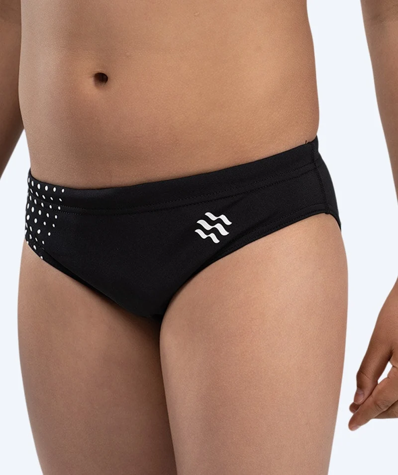 Watery Badeslip für Jungen - Budgie Eco - Black Sporty