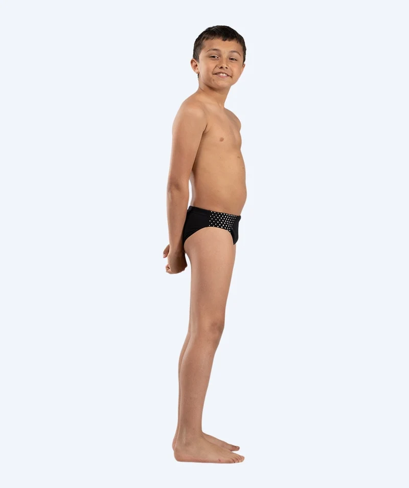 Watery Badeslip für Jungen - Budgie Eco - Black Sporty