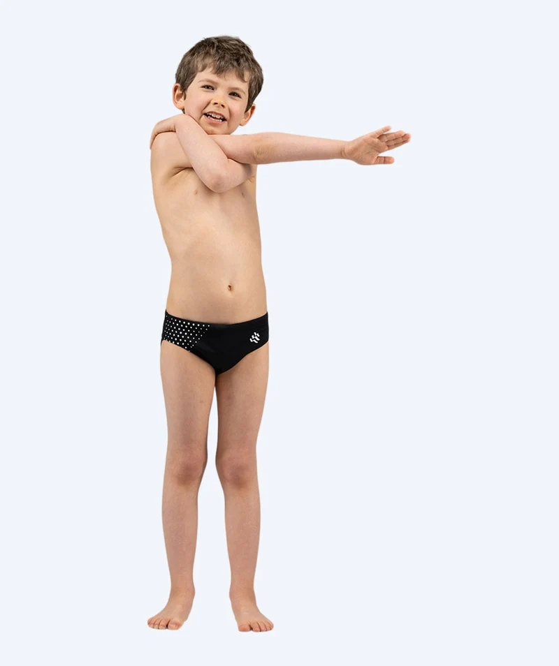 Watery Badeslip für Jungen - Budgie Eco - Black Sporty