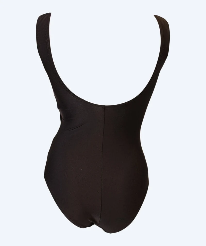 Mirou Badeanzug für Damen in Plus Size - Classic 241s - Schwarz/Weiß