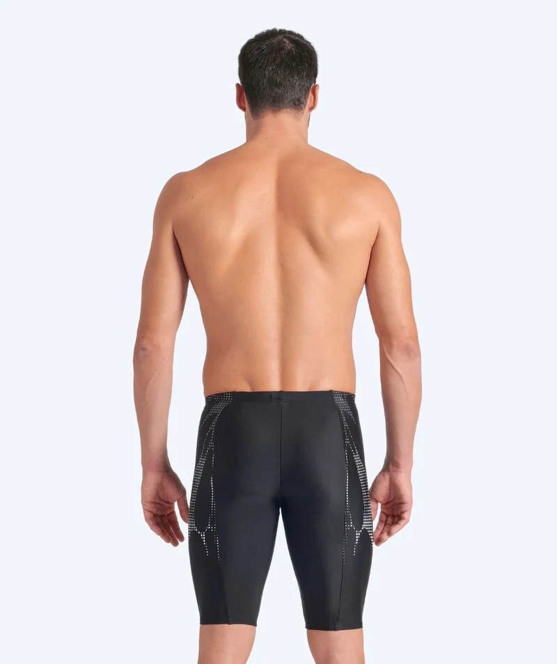 Arena lange Badehose für Herren - Spider Web - Schwarz/Weiß