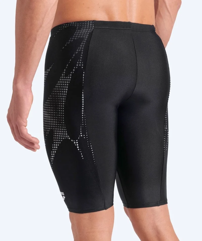 Arena lange Badehose für Herren - Spider Web - Schwarz/Weiß