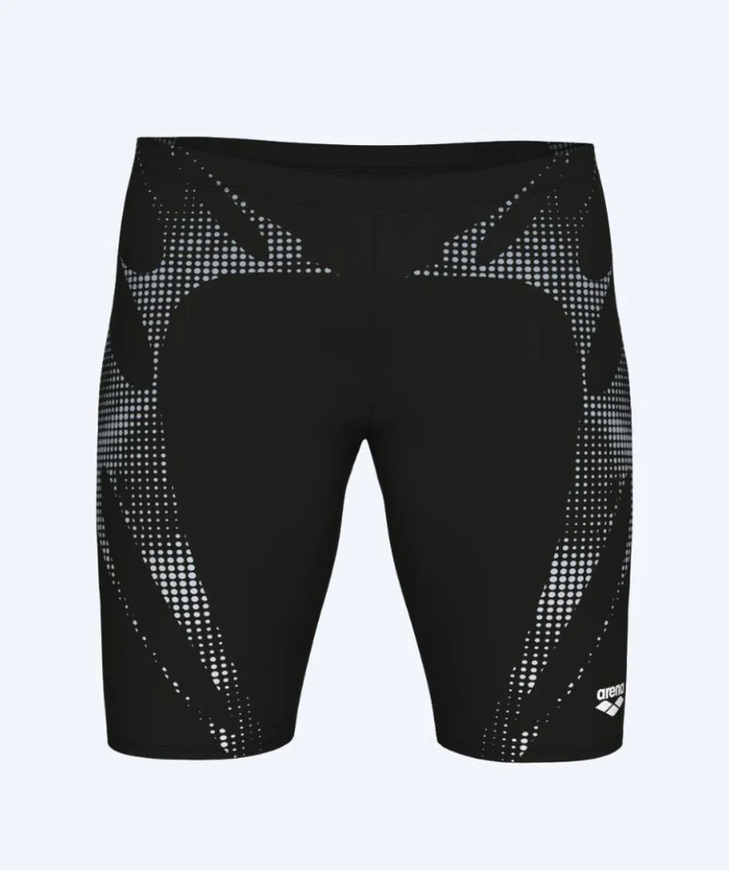 Arena lange Badehose für Herren - Spider Web - Schwarz/Weiß