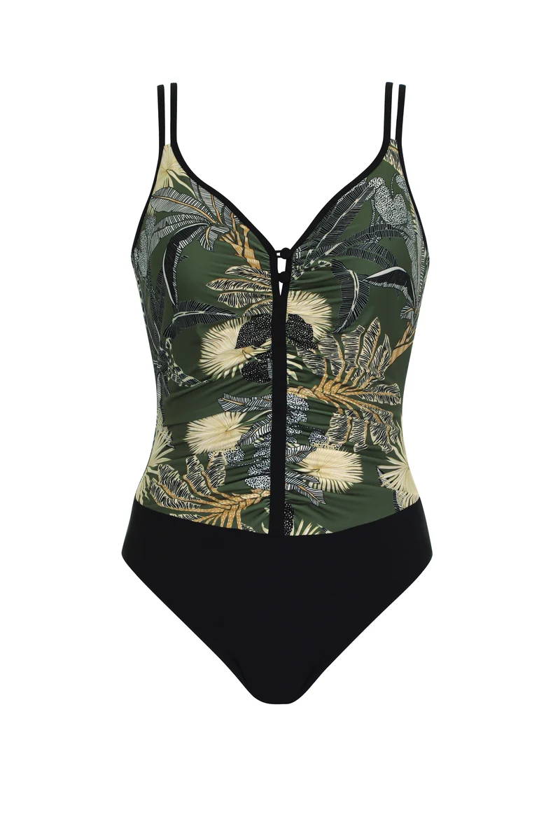 Tropical Ruffle Swimsuit