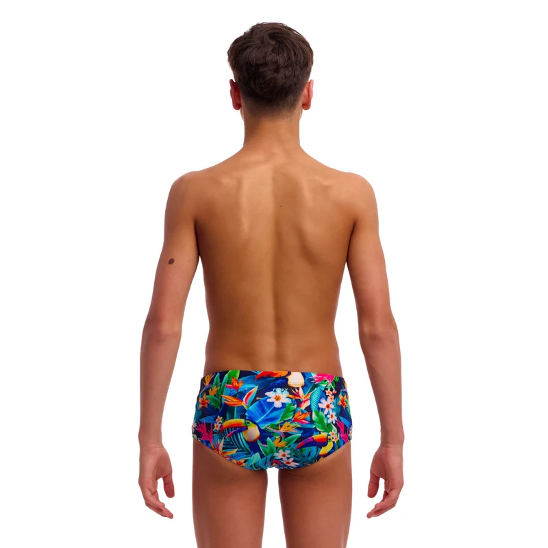 Funky Trunks Boys Sidewinder Trunk Birdie Wordie