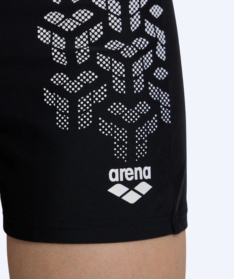 Arena Badehosen mit Bein für Jungen - Kikko - Schwarz/Weiß