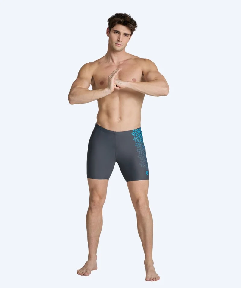 Arena lange Badehose für Herren - Kikko V - Dunkelgrau/Blau