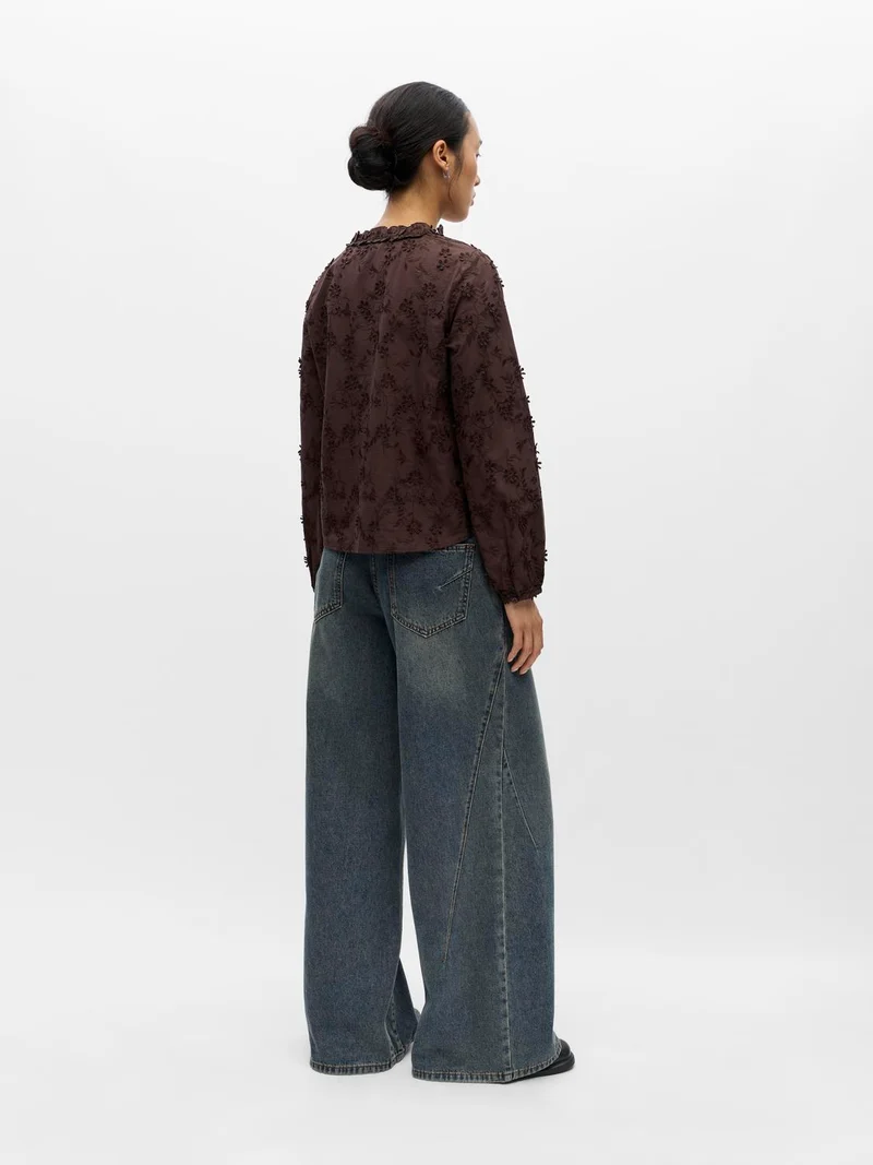 OBJKARLI L/S RE SHIRT