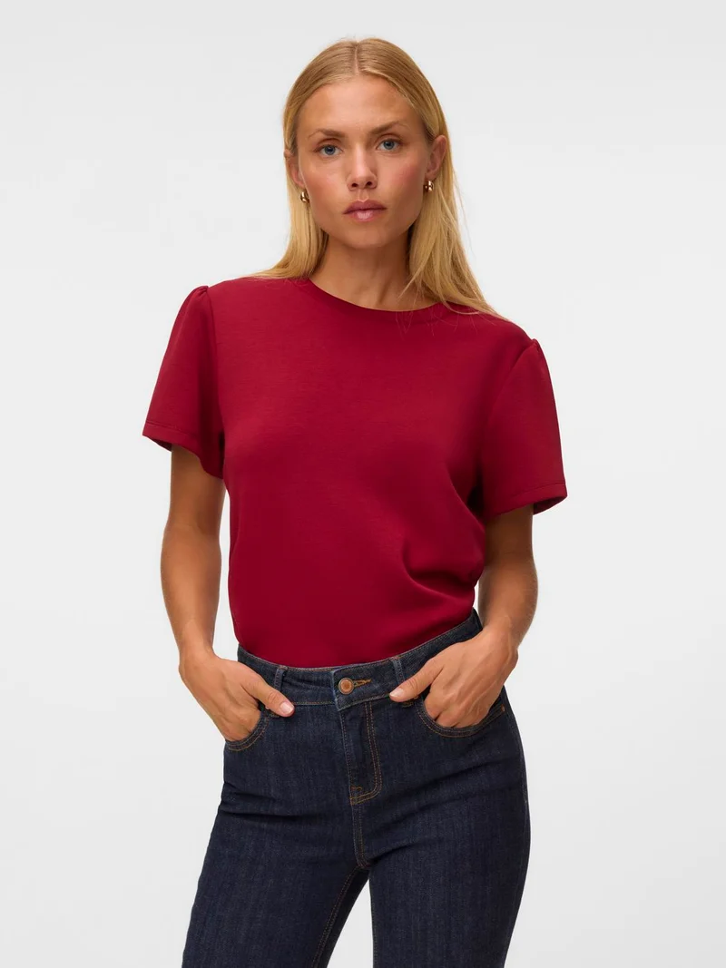VMELLA SS O-NECK TOP