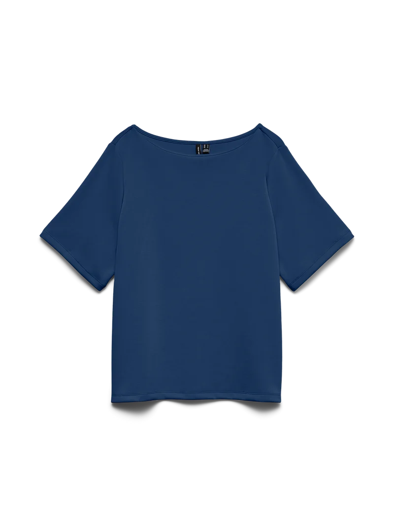 VMELLA 2/4 BOAT-NECK TOP