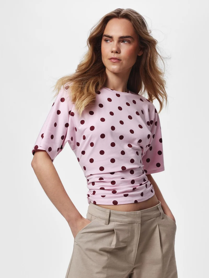 PCALLI SS O-NECK TOP