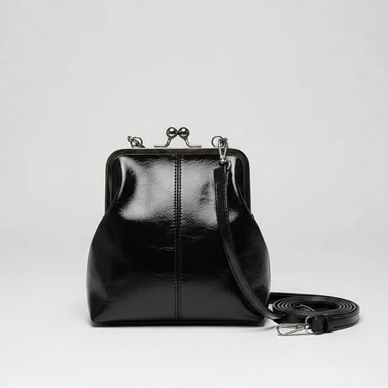 Vielseitige Designer-Schultertasche für Damen | Retro-Handtasche aus PU-Leder