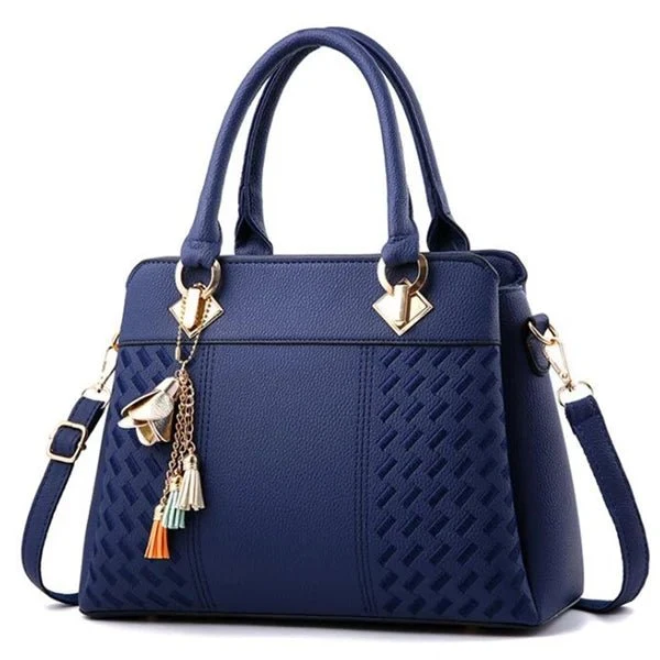 Bestickte Umhängetasche mit Quaste – Boho-Chic-Schultertasche für Damen