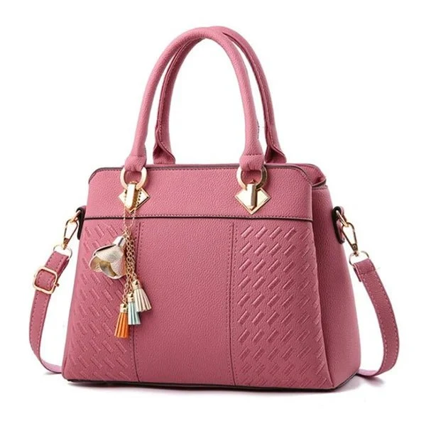 Bestickte Umhängetasche mit Quaste – Boho-Chic-Schultertasche für Damen