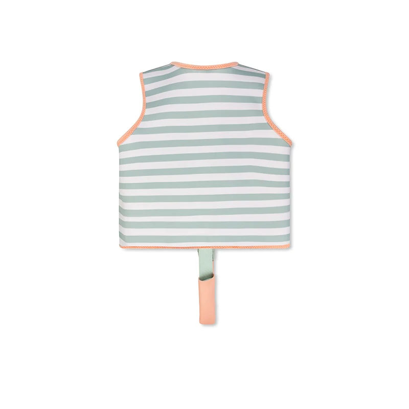 Swim Vest - Green/White - Resort Stripe - 3/6 Years