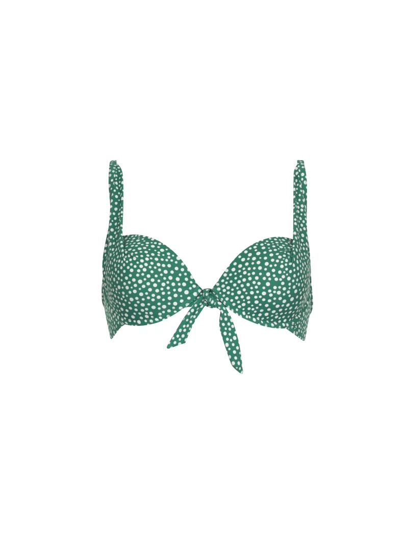 Jade Dots Bow Top