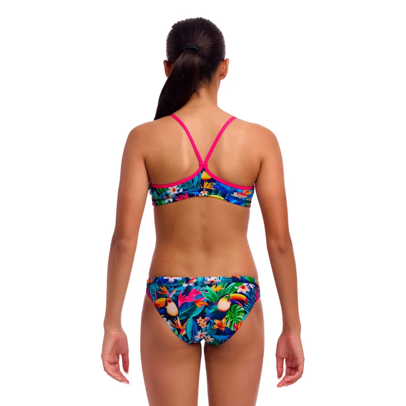 Funkita Girls Racerback Bikini Birdie Wordie