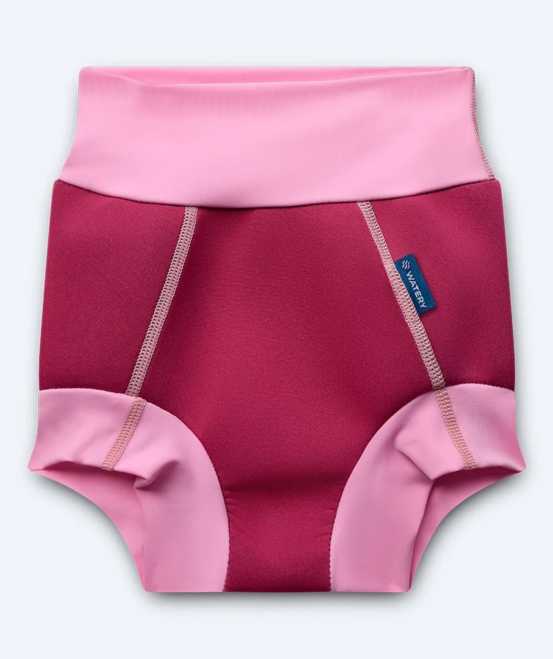 Watery Schwimmwindelhosen für Kinder - Neoprene Swim Nappy - Atlantic Rosa