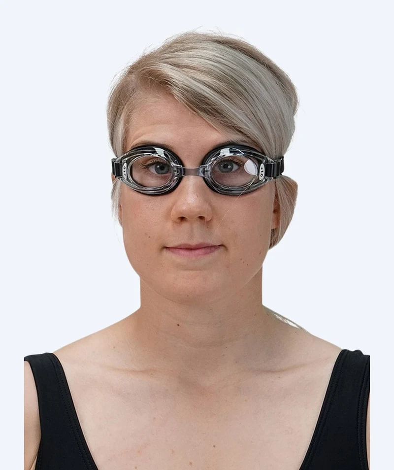 Eyeline Schwimmbrillen mit Sehstärke für Kurzsichtige Erwachsene - (-1.5) – (-10.0) - Dunkelblau