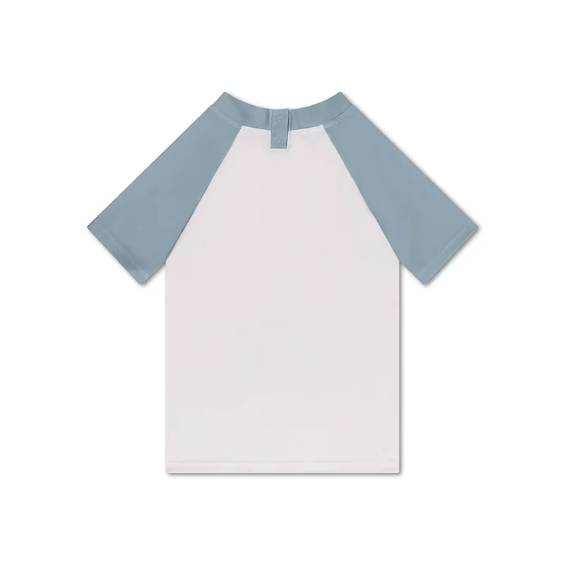 Swimming T-Shirt - Short Sleeve - Green - Resort Stripe