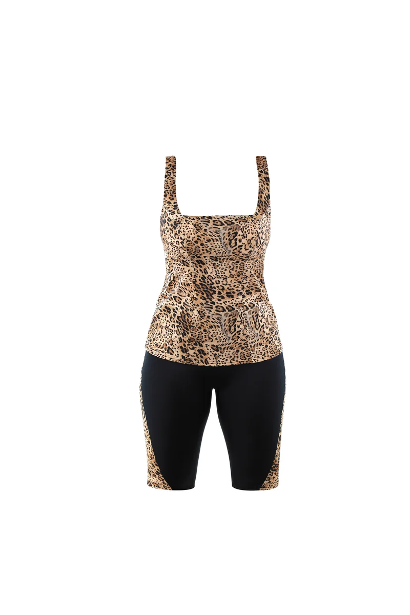 Leopard Tankini Set