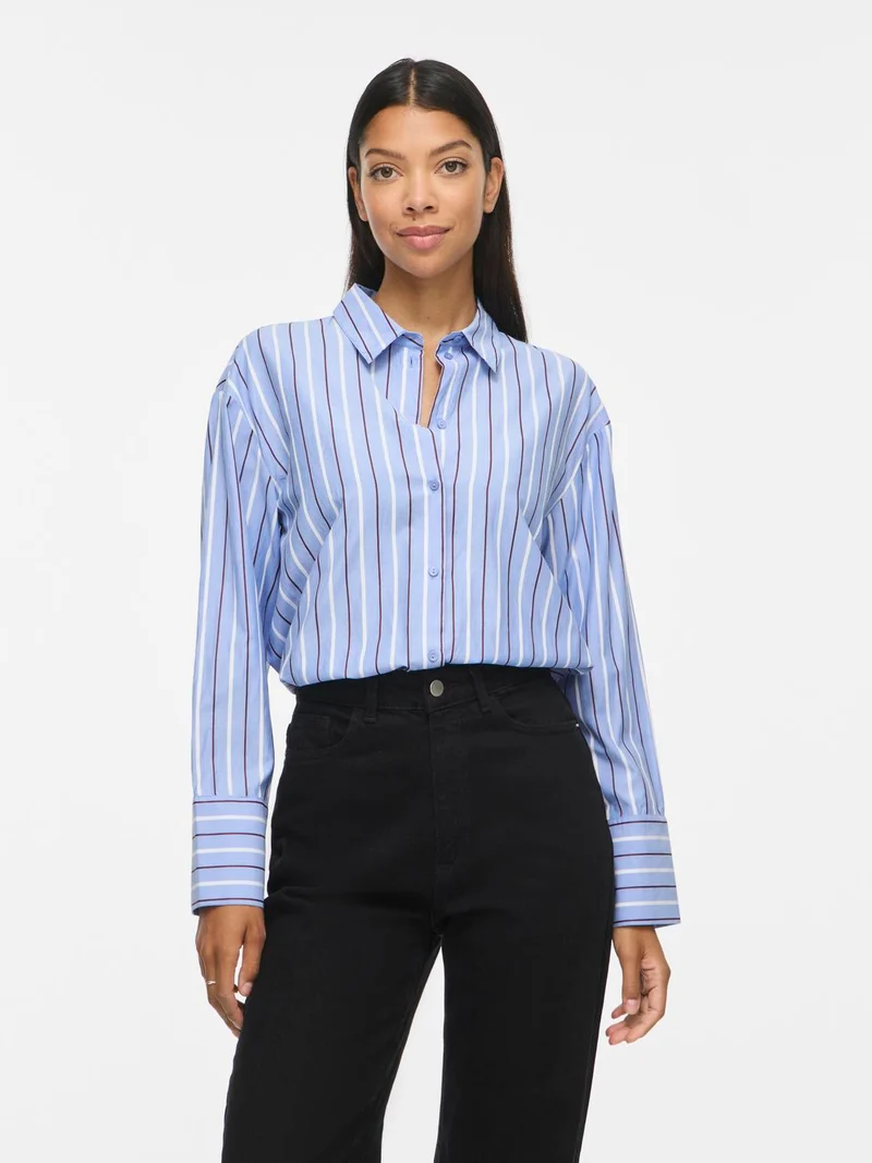 VILORA STRIPED L/S SHIRT/TES