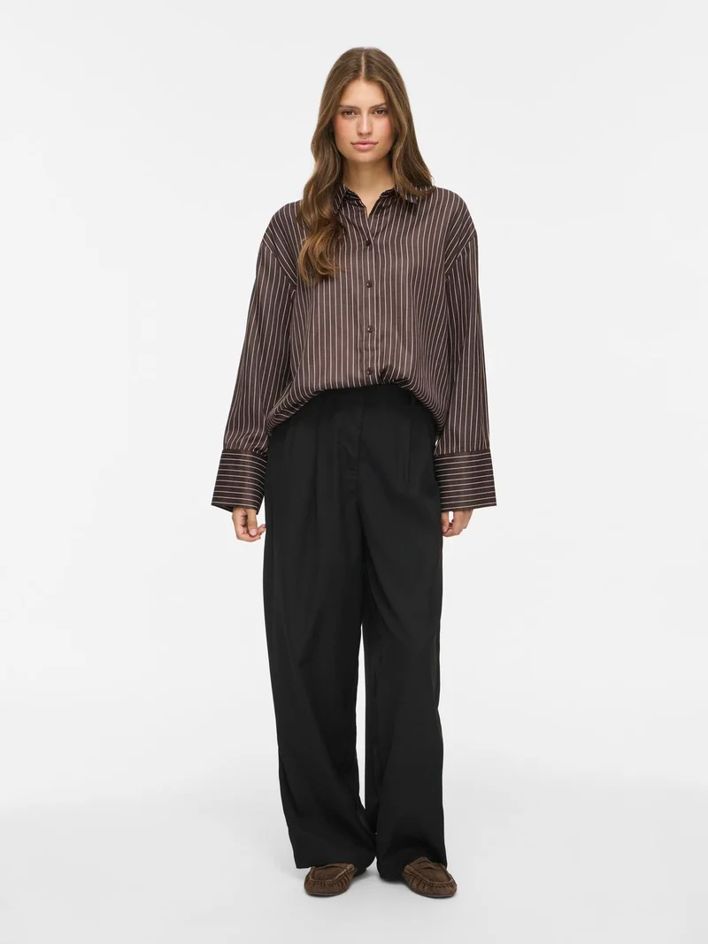VILORA STRIPED L/S SHIRT/TES