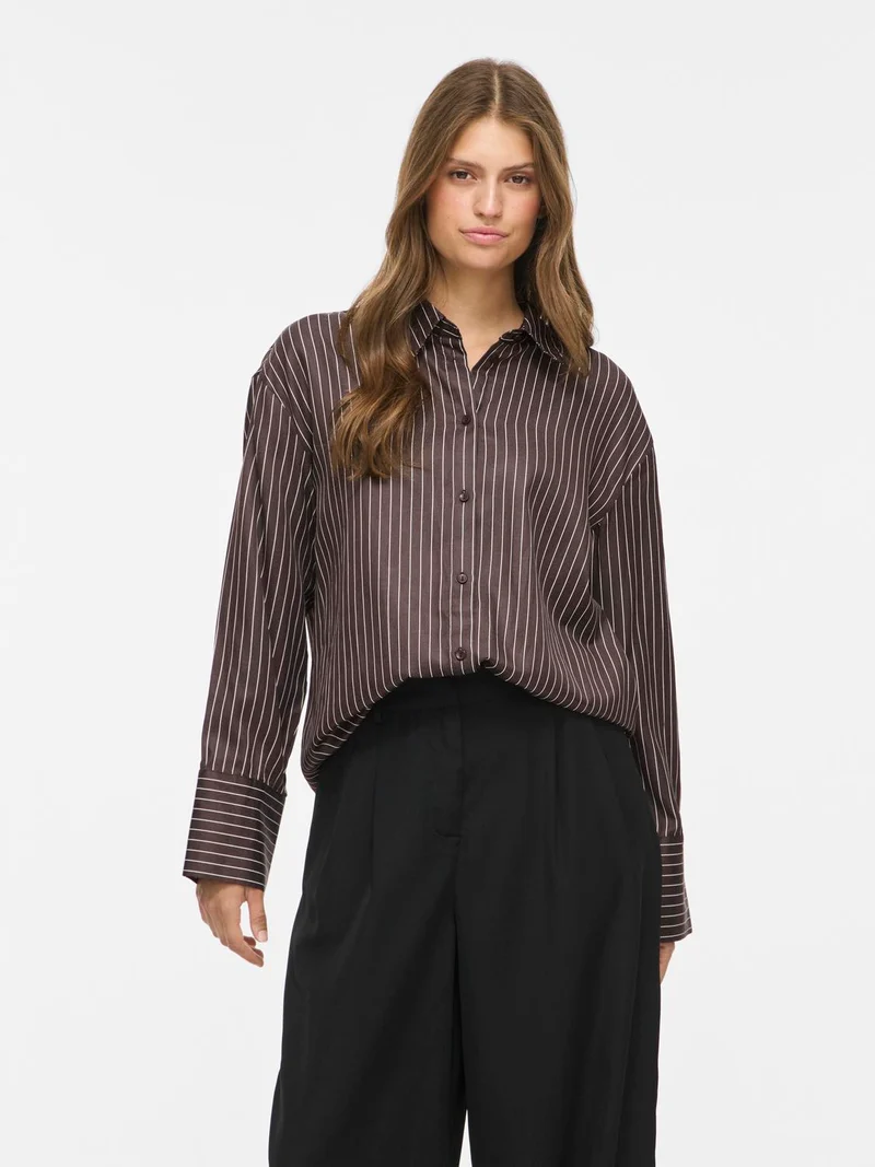 VILORA STRIPED L/S SHIRT/TES