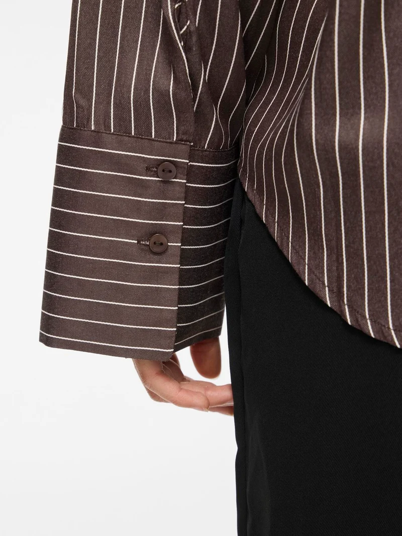 VILORA STRIPED L/S SHIRT/TES