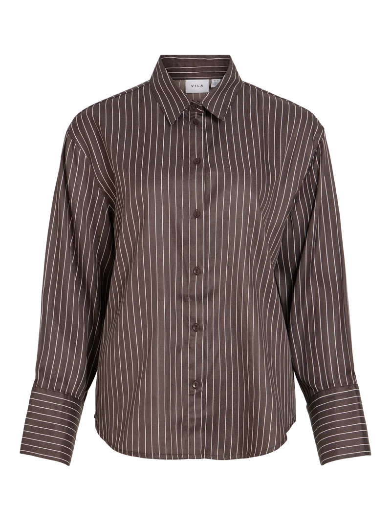 VILORA STRIPED L/S SHIRT/TES