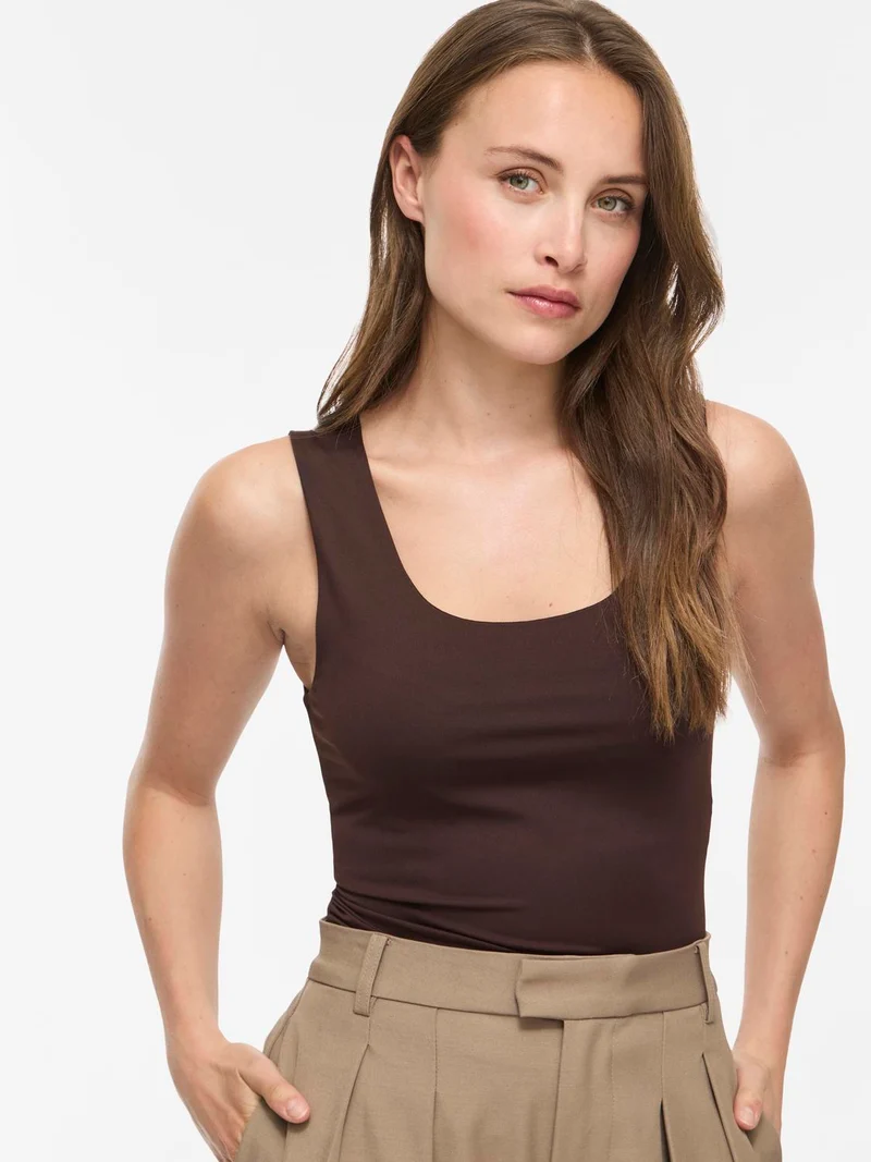 VIKENZA U-NECK S/L TANK TOP