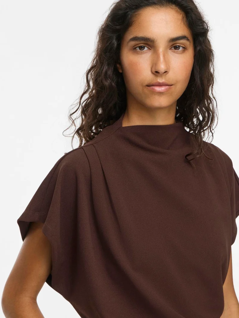 VIMERLANO FUNNELNECK S/S TOP