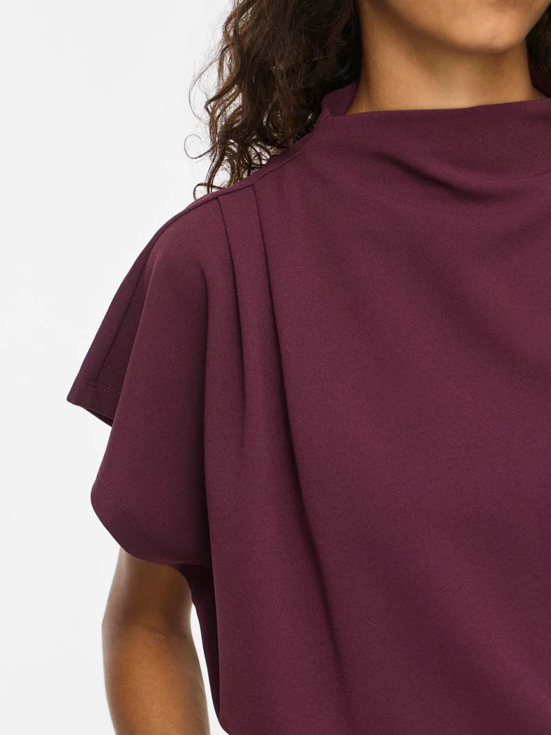 VIMERLANO FUNNELNECK S/S TOP