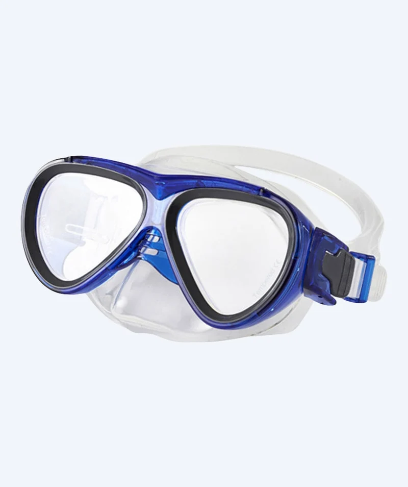 Primotec Tauchmaske mit Sehstärke für Kinder - M59 (-1.0 – -8.0) und (+1.0 – +4.0) - Dunkelblau