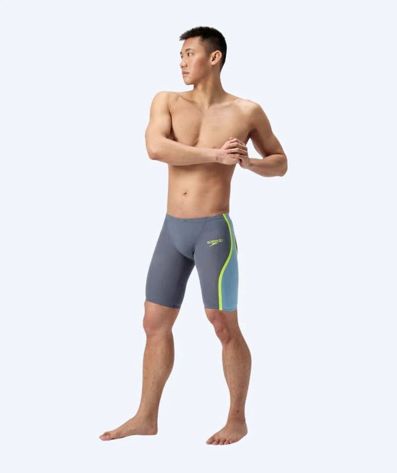 Speedo Wettkampf Badehose für Herren - LZR Pure Intent 2.0 - Grau/Gelb